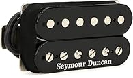 Pickup for electric guitar Humbucker deliberate phase-shifted sound is immediately recognisable Bridge position Black, without cover