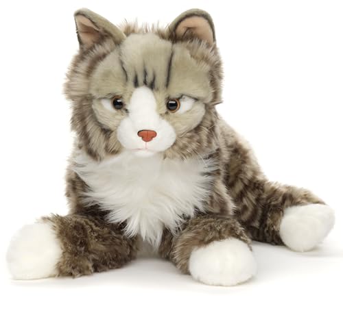 Uni-Toys - Norwegische Waldkatze - 46 cm (Länge) - Plüsch-Katze -...