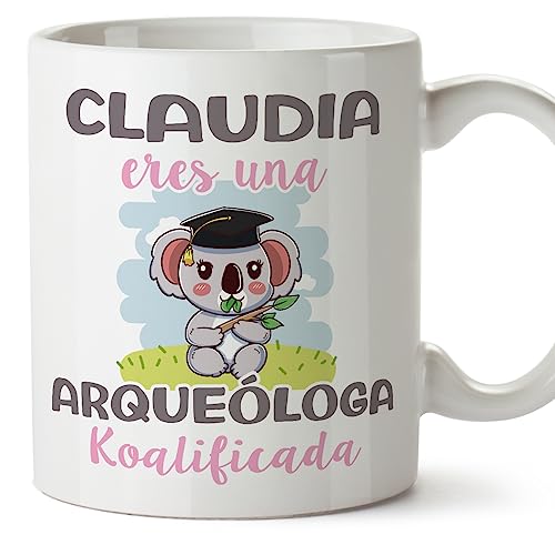 MUGFFINS Tazas Personalizadas para ARQUEÓLOGA - En Español -