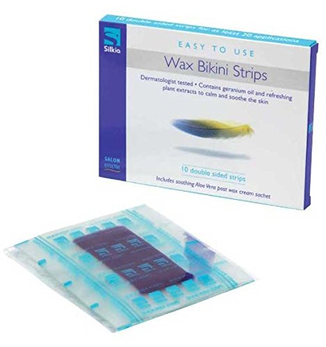 SILKIA BIKINI WAX STRIPS 20 ST