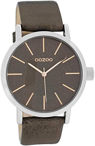Orologio Uomo Oozoo Chrono Look, 45 Mm, Cassa In Metallo Argento, Quadrante Nero, Cinturino In Acciaio Inox, Movimento Miyota - 6