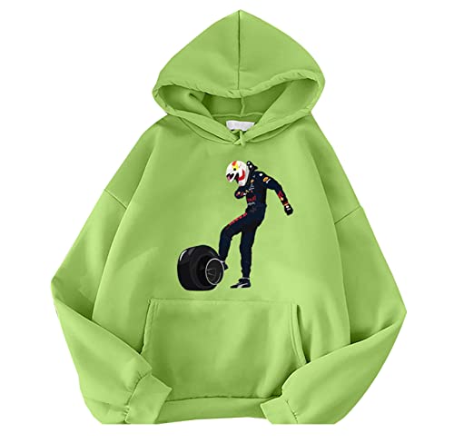 Sudadera con Capucha Landon-Norris Formula One Racer Fans F1 Estampada De Moda Cartoon Casual Chándal Gráfico Manga Larga Cover