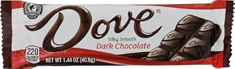 DOVE Dark Chocolate Singles Size Candy Bar 1.44-Ounce Bar