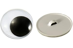 12mm Round Moving Cute and Wobbly Googly Eyes for Crafting Supplies