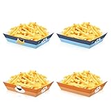 12pcs Blue Dog Party French fries Box, Blue Dog Party Decorative Supplies,Blue Dog Birthday Party Supplies