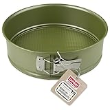 Zenker Springform Ø 26 cm mit hohem Rand aus der Serie Green Vision - Ressourcenschonende und klimaneutrale Backform - 26er Kuchenbackform mit veganer Antihaftbeschichtung