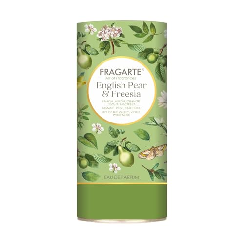 Image of English Pear & Freesia Eau de Parfum for Women & Men - Fruity Floral Luxury Perfume with Fresh Pear and Delicate Freesia Notes - Long Lasting Fragrance Spray - 50 ml