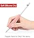 MoKo [2 Pack Silicone Grip Holder Ergo Protective Sleeve Cover Case Accessories Compatible with Apple Pencil 1st / 2nd Generation, Gray & Pink
