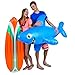 Fun Express Inflatable Surfboard 60x20 Luau Party Decorations - Beach Theme Party Decorations for Kids Pool Parties | Tropical Hawaiian Surf Board Inflatable Toy for Summer Events & Photo Props