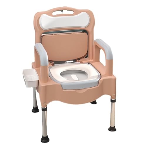 Tonain高齢者 トイレ便器 介護用ポータブル便器 家庭用 便器 屋内 シニア 大人 妊婦 高齢者 移動便座 家庭用便 老人 介護用品 移動トイレチェア 簡易トイレ 水洗トイレ 介護 (カーキ)