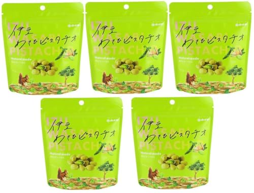 【5袋セット】カメヤ 伊豆 わさびピスタチオ 40g ×5袋のサムネイル