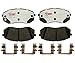 Raybestos EHT1855H Enhanced Hybrid Technology Brake Pad Set, 1 Pack