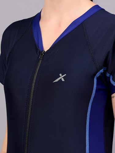 Image of Vector X OWSS-355 Women's Swimming Costume for Multipurpose Wear for Swimming I Diving I Cycling I Aerobics
