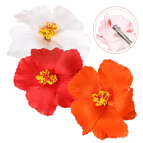 Pinces à cheveux fleurs barrettes filles accessoires colorés blancs
