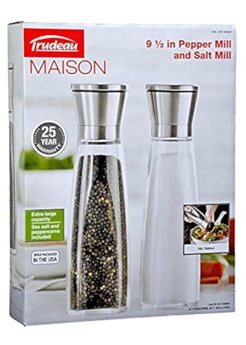 Trudeau Maison 9.5 inch Pepper and Salt Mill