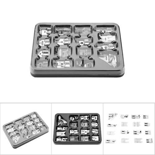 Set de 16 Piezas de Pies Para Máquinas de Coser miniatura 6