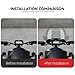 RUNNING PANTHER Adjustable 3 inches Windshield for Can-Am Ryker 600 900 Sport & Rally Edition 2019-2023 All Models, Front Vented Wind Deflector Windscreen Accessories( Replace # 219401023, 219400771)