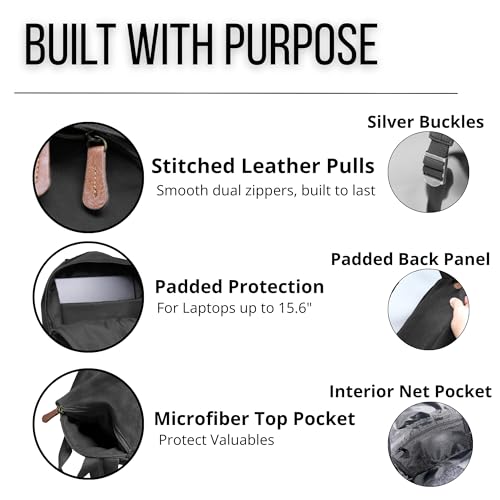 Exos Gear Waxed Canvas Backpack