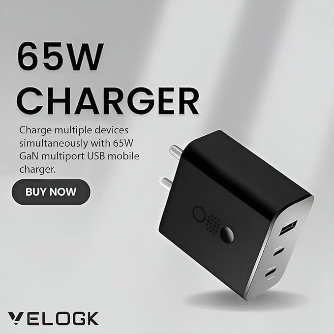 Image of Original 65W Adapter for Nothing 3-in-1 Type C Fast Charging Wall Adapter for Nothing Phone 2a /Phone 2 /Phone 1, Support Other Type-C Devices,