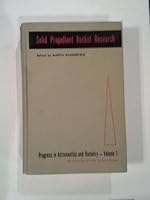Solid Propellant  Rocket Research ,  Progress in Astronautics and Rocketry Vol 1 B001ABP24M Book Cover
