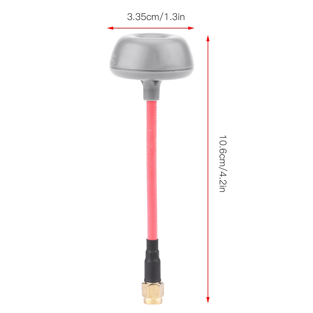 Antenne TX / RX, 2 Types 5.8G RHCP Antenne TX / RX en Forme de Champignon Accessoire pour Drone RC ( mâle RP-SMA)Accessoires pour modèles réduits d'avions