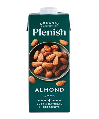 Plenish Organic Dairy-free Almond Milk Unsweetened 1L