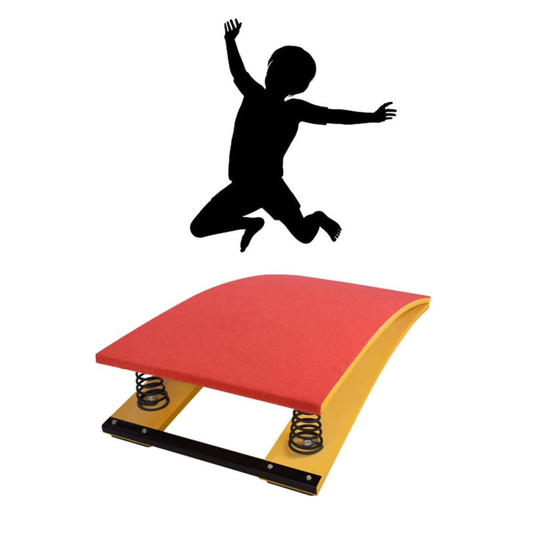 Tavolo da ginnastica per bambini, per scuole e famiglie, perfetto per fare pratica con il tumbling, portatile, regolabile in altezza, sicuro e divertente per i giovani atleti