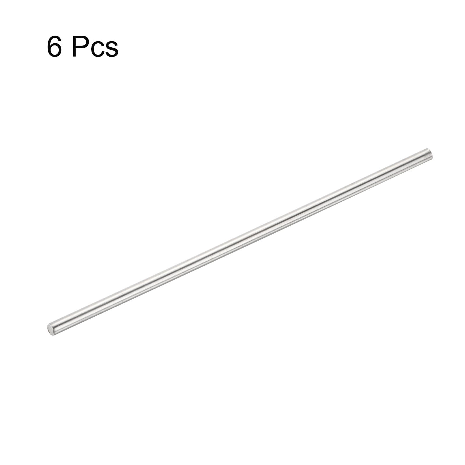 Asta Tonda in Acciaio Inossidabile 304 3mm x 100mm per Progetti Fai da Te