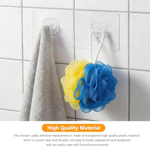Peygre 20Pièces Crochets Adhésifs Salle Bain Sans Perçage (2 Styles) – vue 7