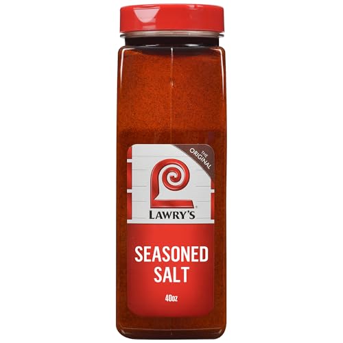 YYST Lawry's Seasoned Salt, 40 oz - One 40 Ounce Container of All-Purpose Seasoned Salt Made with Perfect Blend of Paprika, Celery, Turmeric, Garlic, Salt and Other Spices