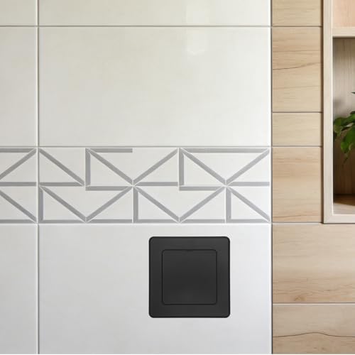 Panel utilitario de pared para ocultar tuberías de ducha y baño 8