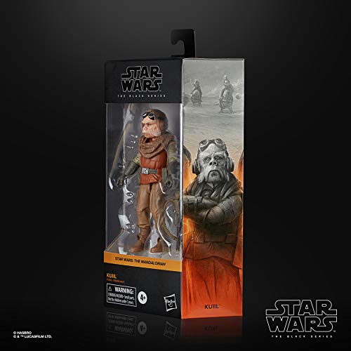 Star Wars The Black Series Kuiil Spielzeug 15 cm große The Mandalorian Action-Figur zum Sammeln, Spielzeug für Kids ab 4… – Bild 8