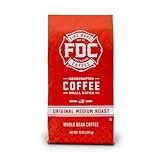 Fire Department Coffee - Gives Back to Firefighters - Balanced & Smooth Original Medium Roast Coffee Beans - Roasted in the USA - Veteran Owned -12 oz