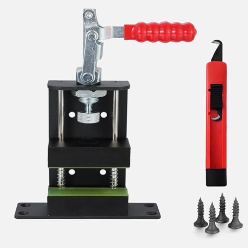 MistyBrew Golf Club Vise Clamp for Regripping – Heavy Duty Aluminum Vise with Non-Slip Jaws -Fits All Graphite & Steel Shafts