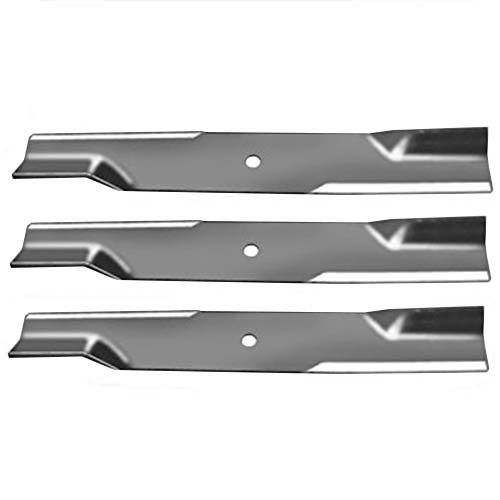 Paquete de 3 cuchillas de repuesto de alta elevación para cortacésped Dixie Chopper 30227-50H 3022750V 30227-50V | 17 x 3 pulgadas