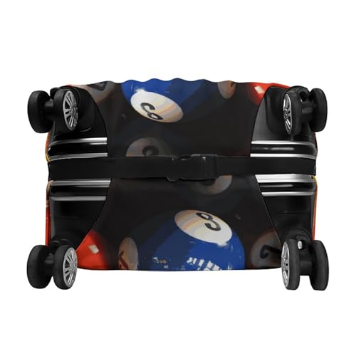 Color Billiards Printed Luggage Cover Protector, Fits 18-32 Inch Luggage 6