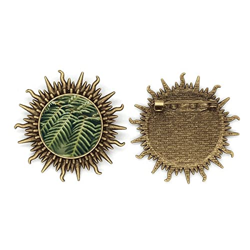 Pin nature métal soleil haken broche chic pour vos sorties en plein air