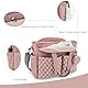 Bizcasa Baby Wickeltasche, 13 Taschen, Reise Wickeltasche Henkeltaschen Portable Babytasche mit Schnullertasche, Großer Stauraum für alle Babyzubehörteile (Rosa)