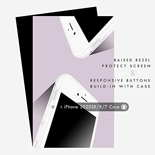 Iphone Se 2022 & Iphone Se 2020 & Iphone 8 & Iphone 7 Case Marble, Akna Sili-Tastic Series High Impact Silicon Cover With Full Hd Graphics (Design 661-U.s) #TOP2