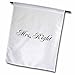 Produktbild 3dRose FL_112877_1 Mrs. Right-Part of Mr. and Mrs. Gift Set for Romantic Couple for Anniversary Wedding Valentines Day Garden Flag, 12 by 18-Inch
