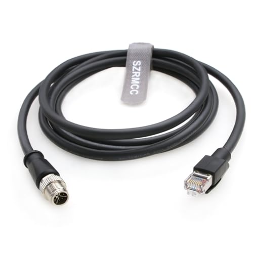 Cable Ethernet SZRMCC M12 8 Pin X-Coded a RJ45 Cat7e 5m miniatura 2