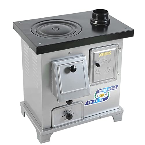 GWQDJ Brennholz- und Kohle- Heizungsofen, Innenhöre im Innenhaus ländlichen Haushaltsholz, Brennholz, Kohle, Stroh, verdickter Vergasungsofen