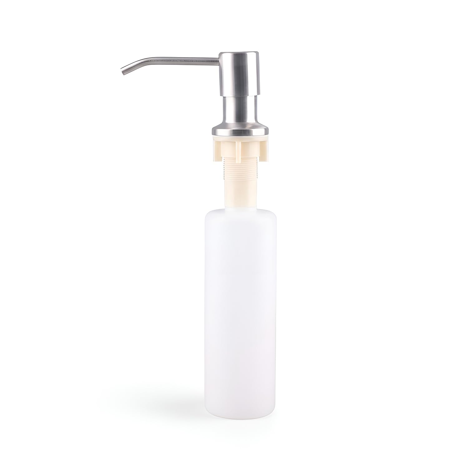 amiciCare Kitchen Sink Soap Dispenser Top Refill Built-In Countertop S. S Steel Pump with 360 Degree Rotating Head and 300ml Bottle