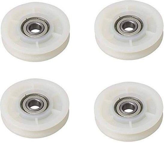 Exercise Machine Attachments Gym Pulley 4-inch (White) - Pack of of 4 Multi-Training Bar ()-picture-26
