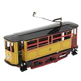 VGEBY Trolley Wind, Tinplate Vintage Interesting Metal Wind for Kids Adult Photography Props