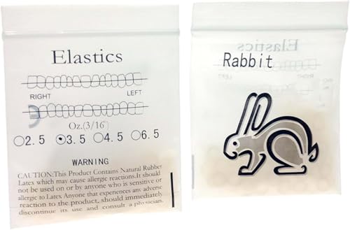 Lot of 1000 Pcs, SmileOrtho® Banda elástica de látex 3.5oz 3/16"para dentista ortodoncista ortodoncista dental, Elastic Band Latex 3.5oz 3/16" for Dental Orthodontic Orthodontist Dentist