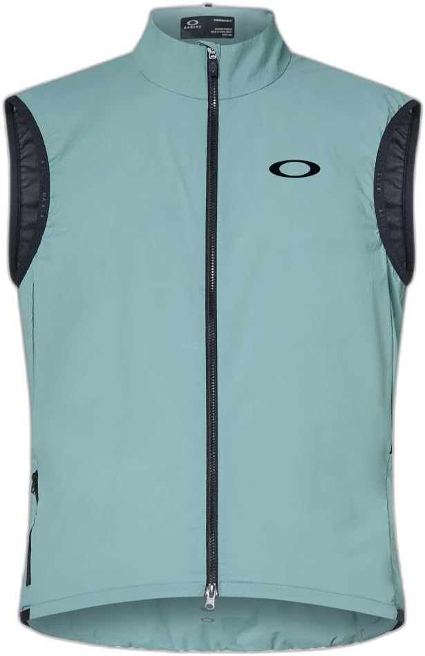 Oakley Mens Endurance Packable Wind Vest 2.0, Pacific, Small