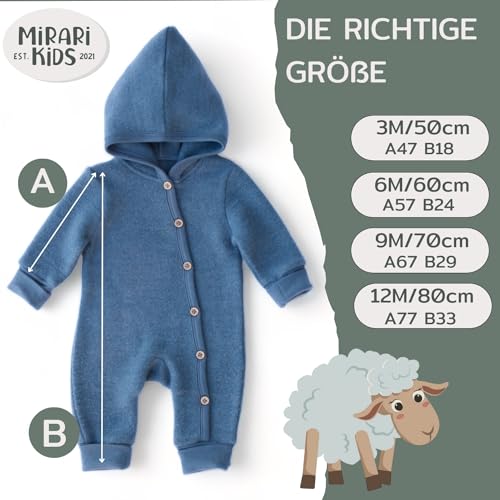 MIRARI Kids Merino-Wolloverall mit Kapuze – Bild 7