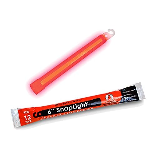 Cyalume 12 Hour 6” SnapLight (15cm) Red lightstick Branded