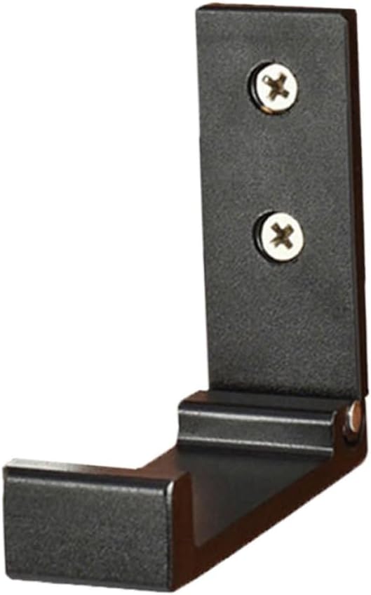 Yardwe Foldable Coat Hook Alloy Black with Screws for Home Shop